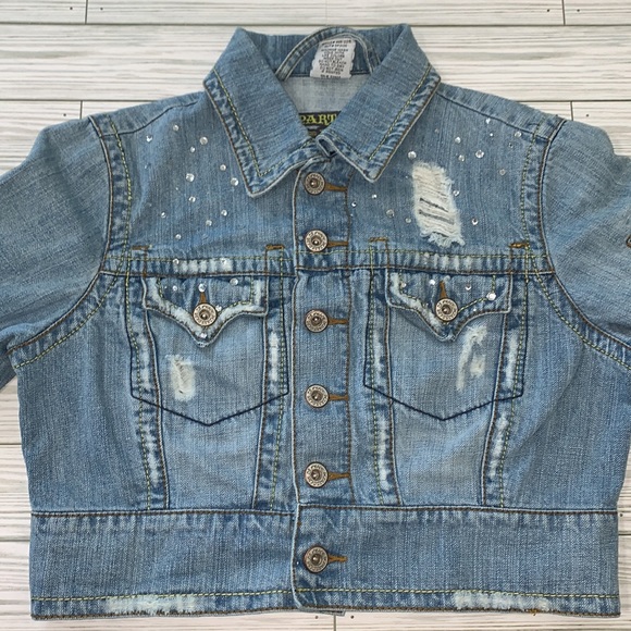 Department of Peace Denim crop Jacket - Picture 3 of 10